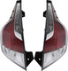 2015-2017 Toyota Prius C Tail Light Driver Left and Passenger Right Side