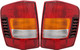 2002-2004 Jeep Grand Cherokee Tail Light Driver Left and Passenger Right Side