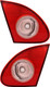 2003-2008 Toyota Corolla Tail Light Driver Left and Passenger Right Side