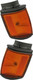 1987-1988 Toyota Pickup Corner Light Driver Left and Passenger Right Side Base Model
