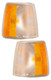 1990-1992 Volvo 740 Parking Light Driver Left and Passenger Right Side Without Fog Light