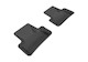 2013-2017 Audi SQ5 Floor Mats Liners Rear Row Kagu Black