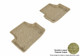 2017-2020 Audi RS3 Floor Mats Liners Rear Row Classic Tan