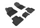 2019-2022 Audi Q8 Floor Mats Liners Front and Rear Row Kagu Black