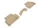 2018-2022 Audi S5 Sportback Floor Mats Liners Rear Row Kagu Tan
