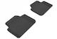 2006-2011 BMW 3 Series Sedan Floor Mats Liners Rear Row Kagu Black