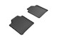 2013-2019 BMW 3 Series Gran Turismo Floor Mats Liners Rear Row Kagu Black sDrive