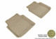 2009-2012 BMW 7 Series Li Floor Mats Liners Rear Row Classic Tan sDrive