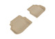2011-2014 BMW 5 Series Sedan Floor Mats Liners Rear Row Kagu Tan