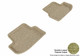2015-2016 BMW 5 Series Sedan Floor Mats Liners Rear Row Classic Tan