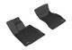 2016-2022 BMW 7 Series Floor Mats Liners Front Row Kagu Black
