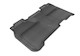2015-2019 Chevrolet Silverado 2500 Crew Cab Floor Mats Liners Rear Row Kagu Black