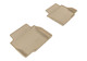2014-2015 Chevrolet Impala Limited Floor Mats Liners Rear Row Kagu Tan