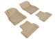 2011-2015 Chevrolet Cruze Floor Mats Liners Front and Rear Row Kagu Tan