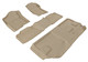 2007-2014 Chevrolet Suburban Floor Mats Liners Front and Rear Row Kagu Tan w/ Bench 2nd row