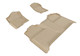 2007-2013 Chevrolet Sierra 1500 Crew Cab Floor Mats Liners Front and Rear Row Kagu Tan