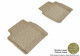 2008-2012 Chevrolet Malibu Floor Mats Liners Rear Row Classic Tan