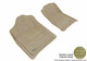 2007-2013 GMC Sierra 1500 Regular Cab Floor Mats Liners Front Row Classic Tan w/ Bucket Seat