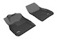 2013-2015 Chevrolet Malibu Floor Mats Liners Front Row Kagu Black