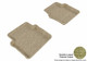 2012-2014 Chrysler 200 Sedan Floor Mats Liners Rear Row Classic Tan
