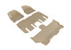 2017-2021 Chrysler Pacifica Floor Mats Liners Front and Rear Row Kagu Tan
