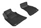 2008-2010 Dodge Challenger Floor Mats Liners Front Row Kagu Black