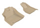 2019-2021 Dodge Ram 1500 Regular Cab Classic Floor Mats Liners Front Row Kagu Tan