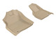 2012-2018 Dodge Ram 3500 Mega Cab Floor Mats Liners Front Row Kagu Tan