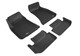 2015-2021 Dodge Challenger Floor Mats Liners Front and Rear Row Kagu Black RWD