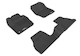 2012-2018 Ford Focus Floor Mats Liners Front and Rear Row Kagu Black
