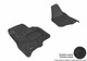 2011-2012 Ford F-250 Super Cab/ Supercrew Floor Mats Liners Front Row Classic Black