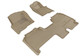 2010-2014 Ford F-150 Super Cab Floor Mats Liners Front and Rear Row Kagu Tan
