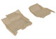 2015-2022 Ford F-150 Super Cab Floor Mats Liners Front Row Kagu Tan JP-A46761QC