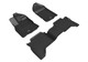 2019-2022 Ford Ranger Supercrew Floor Mats Liners Front and Rear Row Kagu Black