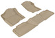 2007-2014 GMC Yukon Floor Mats Liners Front and Rear Row Kagu Tan w/ bench 2nd row