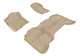 2007-2013 GMC Sierra 2500 Extended Cab Floor Mats Liners Front and Rear Row Kagu Tan