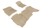 2014-2018 GMC Sierra 1500 Double Cab Floor Mats Liners Front and Rear Row Kagu Tan