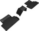 2019-2022 Genesis G70 AWD Floor Mats Liners Rear Row Kagu Black
