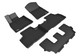 2021-2022 Genesis GV80 Floor Mats Liners Front and Rear Row Kagu Black