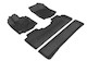 2006-2014 Honda Ridgeline Floor Mats Liners Front and Rear Row Kagu Black