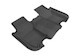 2009-2013 Honda FIT Floor Mats Liners Rear Row Kagu Black
