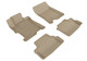 2008-2012 Honda Accord Coupe Floor Mats Liners Front and Rear Row Kagu Tan