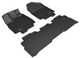 2018-2022 Honda Odyssey Floor Mats Liners Front and Rear Row Kagu Black w/o 3rd row