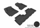 2005-2009 Hyundai Tucson Floor Mats Liners Front and Rear Row Classic Black