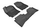 2012-2017 Hyundai Accent Floor Mats Liners Front and Rear Row Kagu Black US built