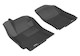 2012-2017 Hyundai Accent Floor Mats Liners Front Row Kagu Black