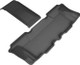 2013-2018 Hyundai Santa Fe Floor Mats Liners 3rd Rear Row Kagu Black 6/7 Seat