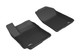 2018-2022 Hyundai Accent Sedan Floor Mats Liners Front Row Kagu Black