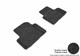 2007-2013 Infiniti G37 Sedan Floor Mats Liners Rear Row Classic Black