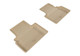 2014-2022 Infiniti Q50 Floor Mats Liners Rear Row Kagu Tan